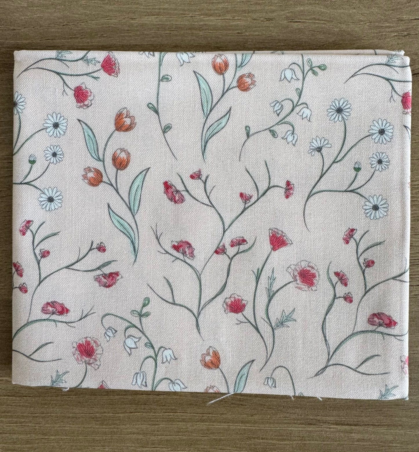 Flower trails fabric, part of the Wild Flower fabric collection by Holly Dennett