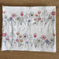 Bloom border cotton fabric,  part of Wild flowers fabric collection by Holly Dennett