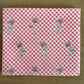 Red and white Gingham Poppy print,  part of Wild Flowers fabric collection by Holly Dennett