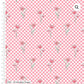 Red and white Gingham Poppy print,  part of Wild Flowers fabric collection by Holly Dennett