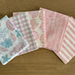 Pink Fat Quarter bundle-  Sand , Sea and Sewing