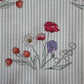 Striped Bouquet floral fabric, part of Wild Flowers fabric collection by Holly dennett