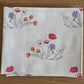 Striped Bouquet floral fabric, part of Wild Flowers fabric collection by Holly dennett